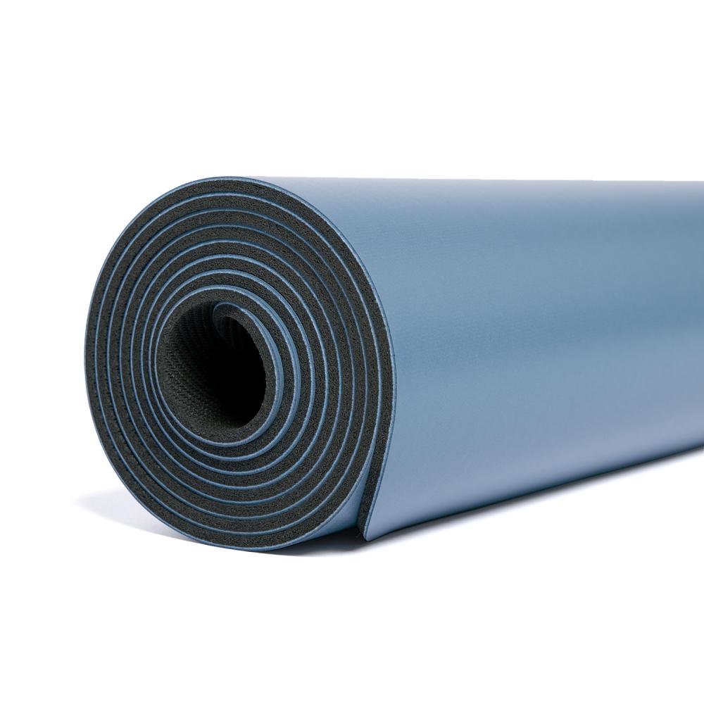 Esterilla de Yoga Phoenix Pro Azul/Negro 100% Poliéster orgánico.  Antideslizante